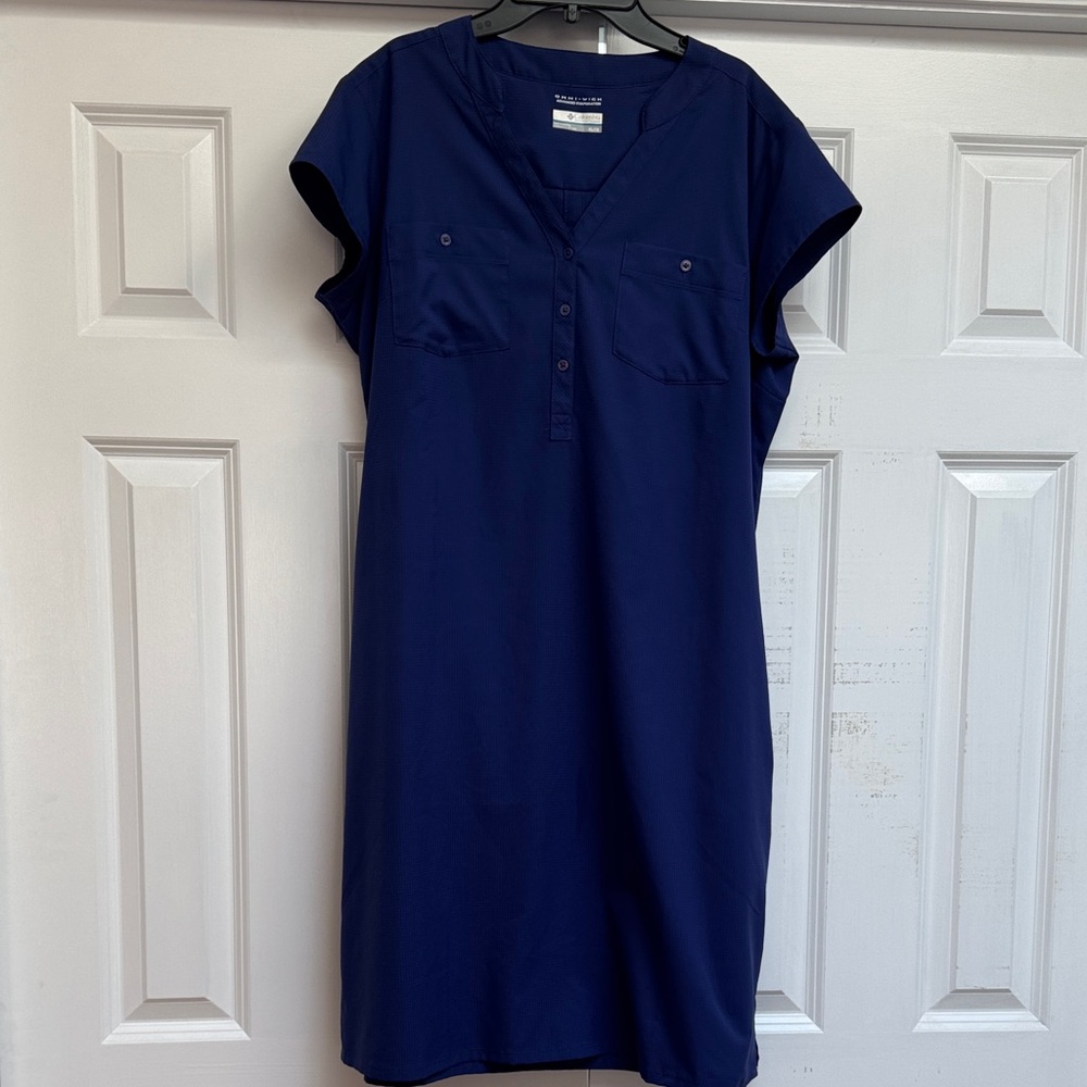 Columbia Dark purple Short Sleeve Dress - Picture 2 of 8